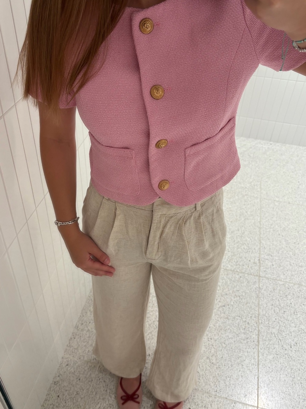 Abercrombie Linen Work Pants